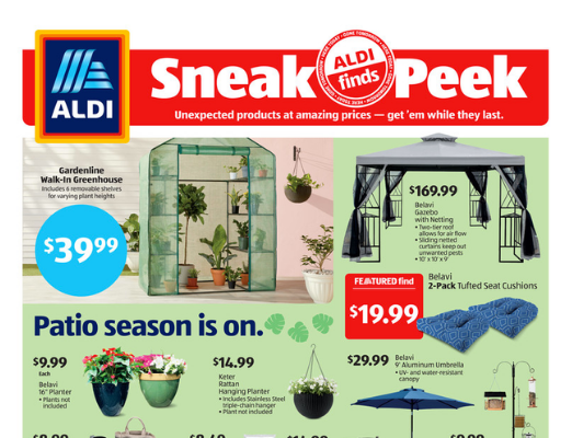 Aldi Sneak Peek For The Week Of April 18